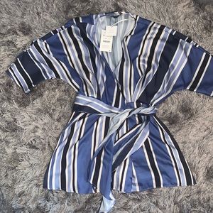NWT Zara Wrap Romper Dress